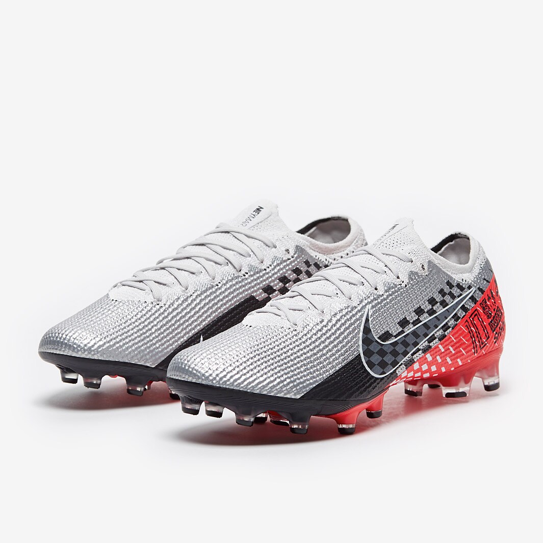 Nike Neymar Jr. Mercurial Vapor 13 Pro FG - Chrome/Red Orbit