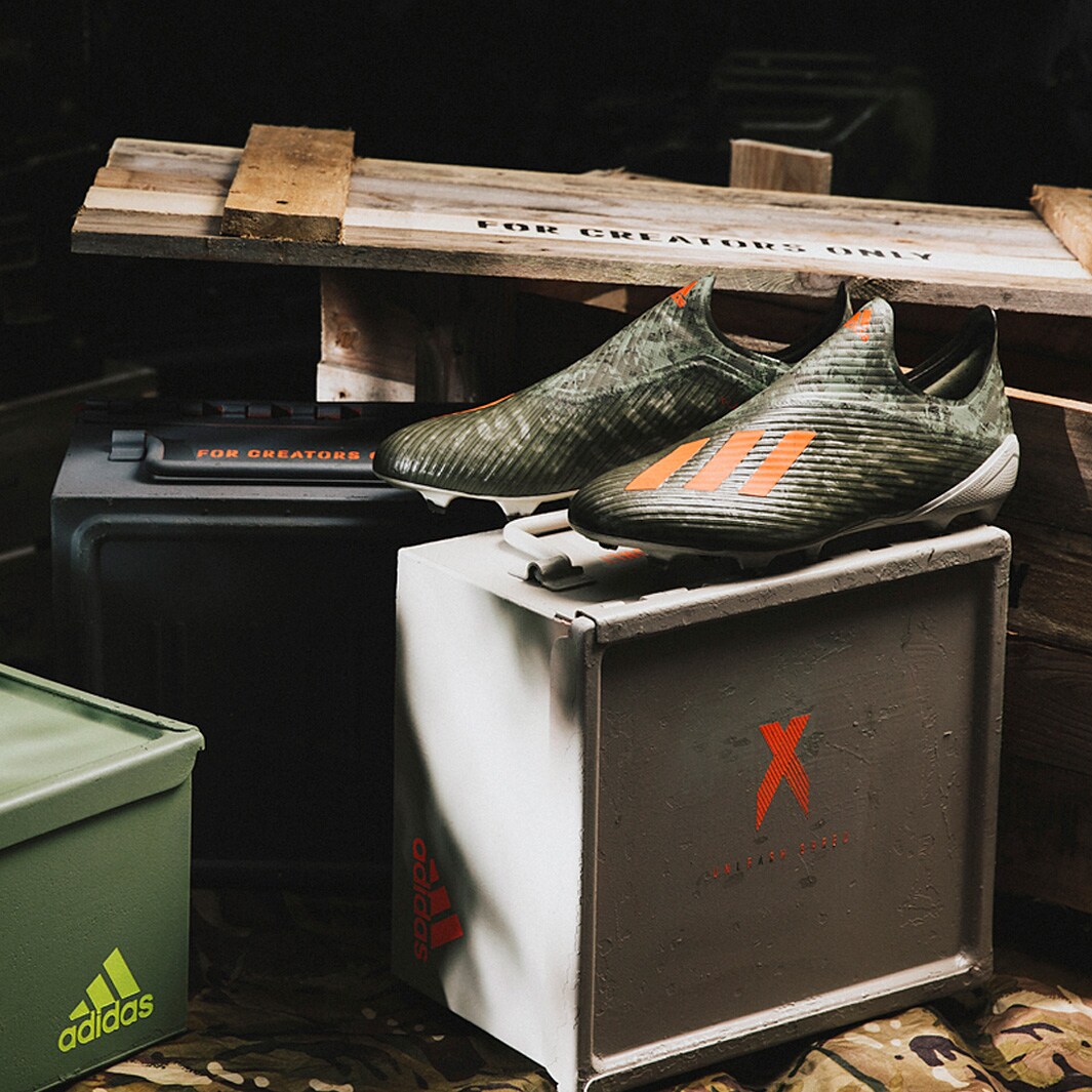 adidas X 19+ FG - Legacy Green/Solar Orange/Chalk - Firm