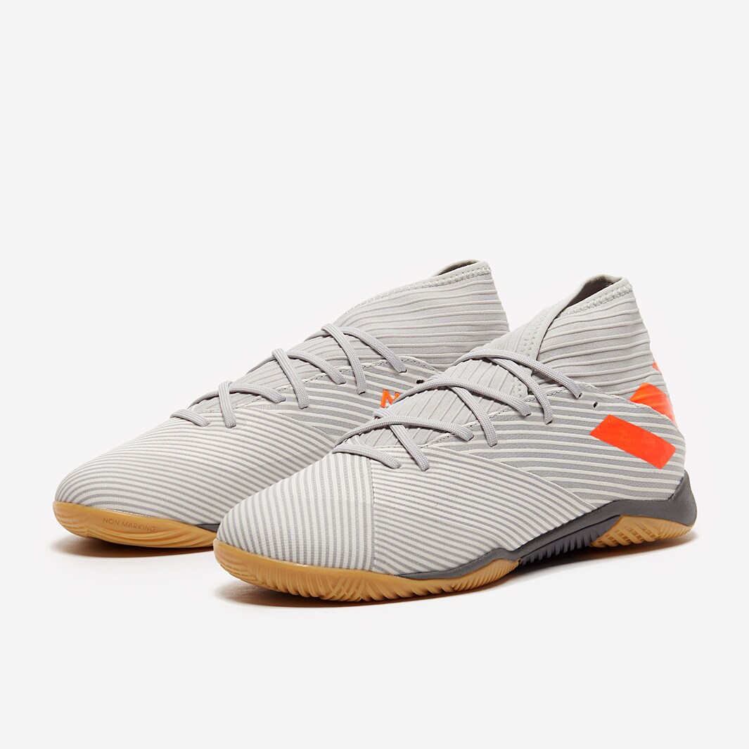 adidas Nemeziz 19.3 IN - Grey/Solar Orange/Chalk - Indoor - Mens
