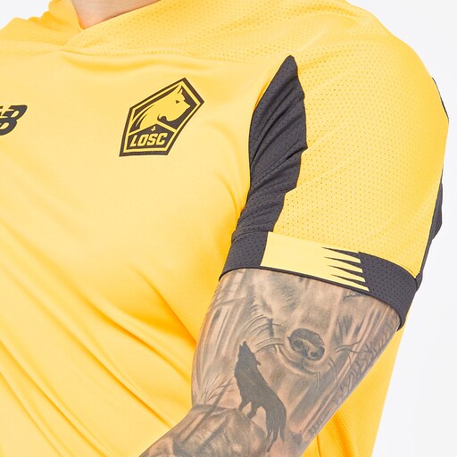 New Balance Lille OSC 19/20 Away SS Jersey - Yellow image 6 |