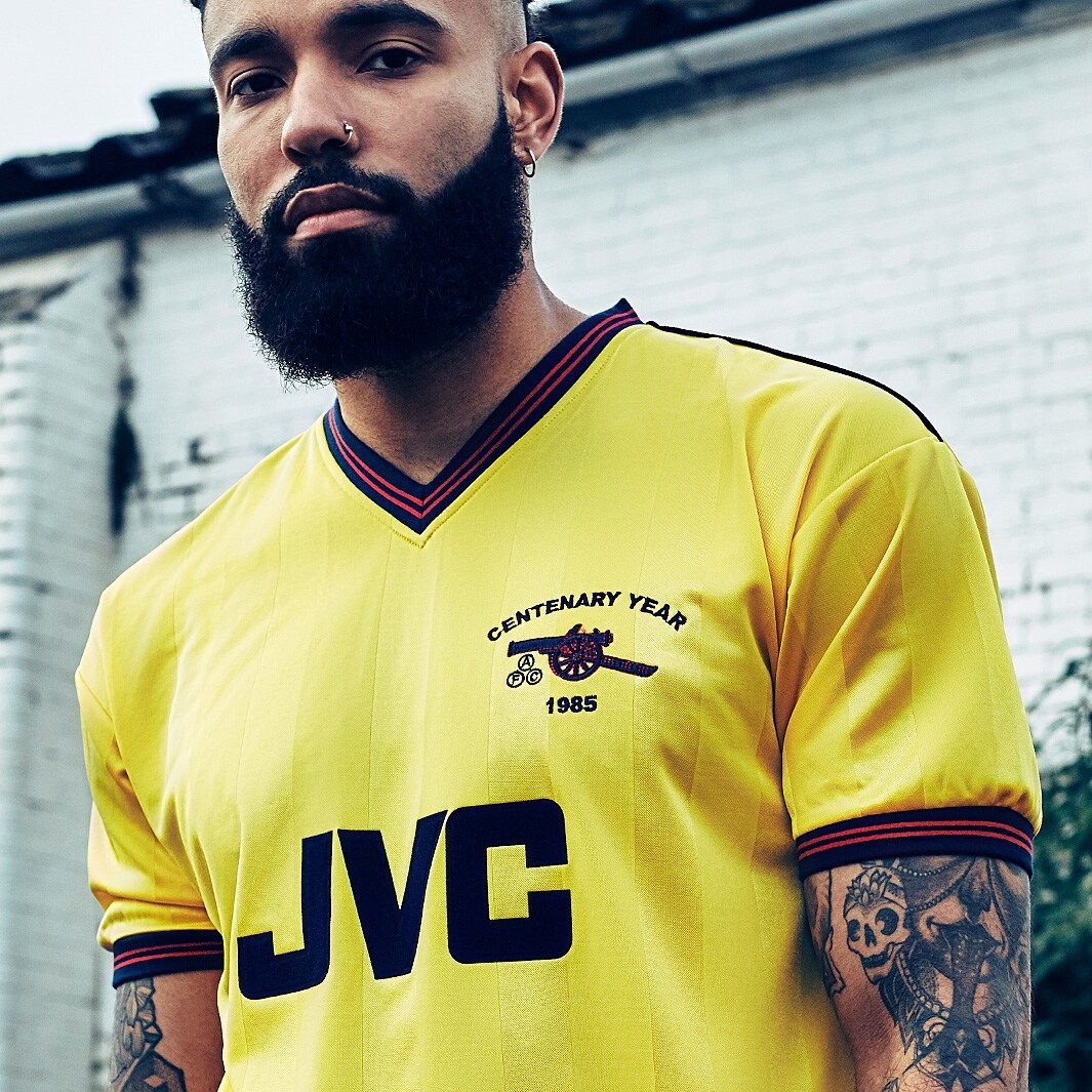 Arsenal Retro 1985 Centenary Home Shirt - Red/White