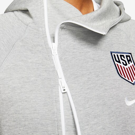 Nike Womens USA 2019 Tech Fleece - Dark Grey Heather/Matte Silver/White image 6 |