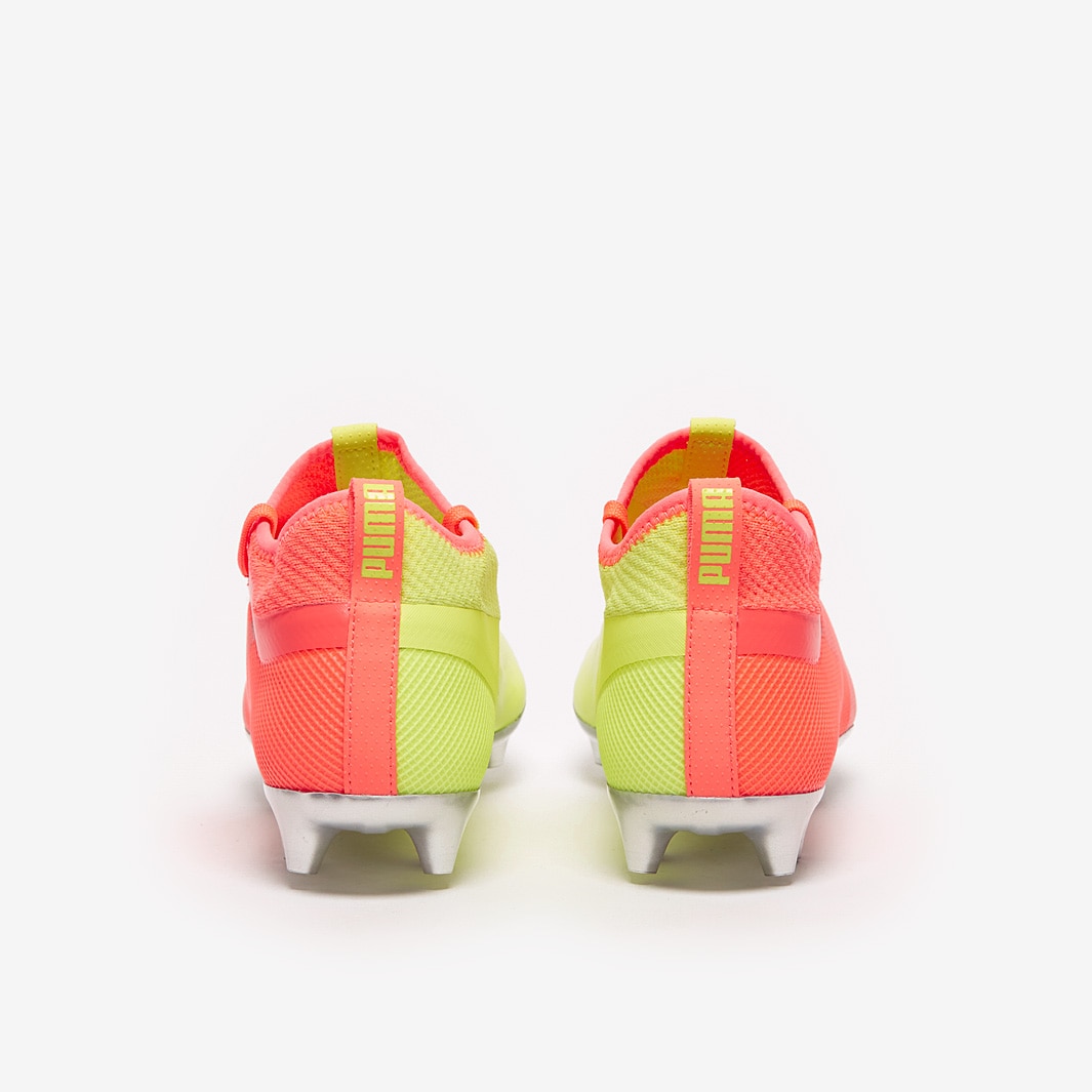プーマワンAG Puma One 20.2 FG/AG - Energy Peach/Fizzy Yellow/ Puma Aged