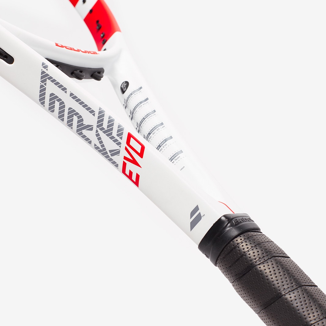 Babolat Strike Evo - White/Blue/Red - Mens Rackets