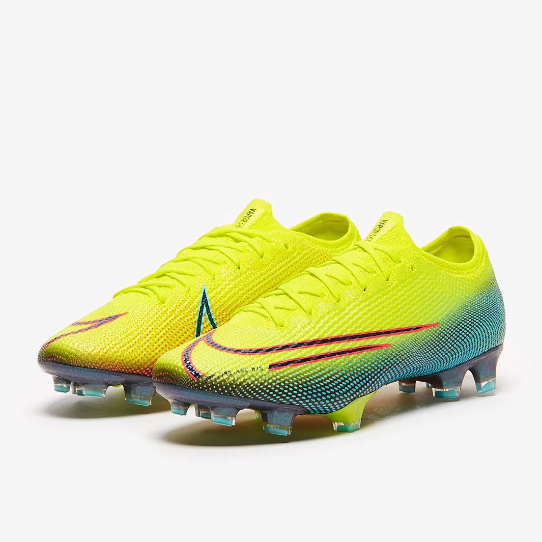 Nike Dream Speed Mercurial Vapor XIII Elite FG - Lemon Venom/Black/Green -  Firm Ground - Mens Soccer Cleats