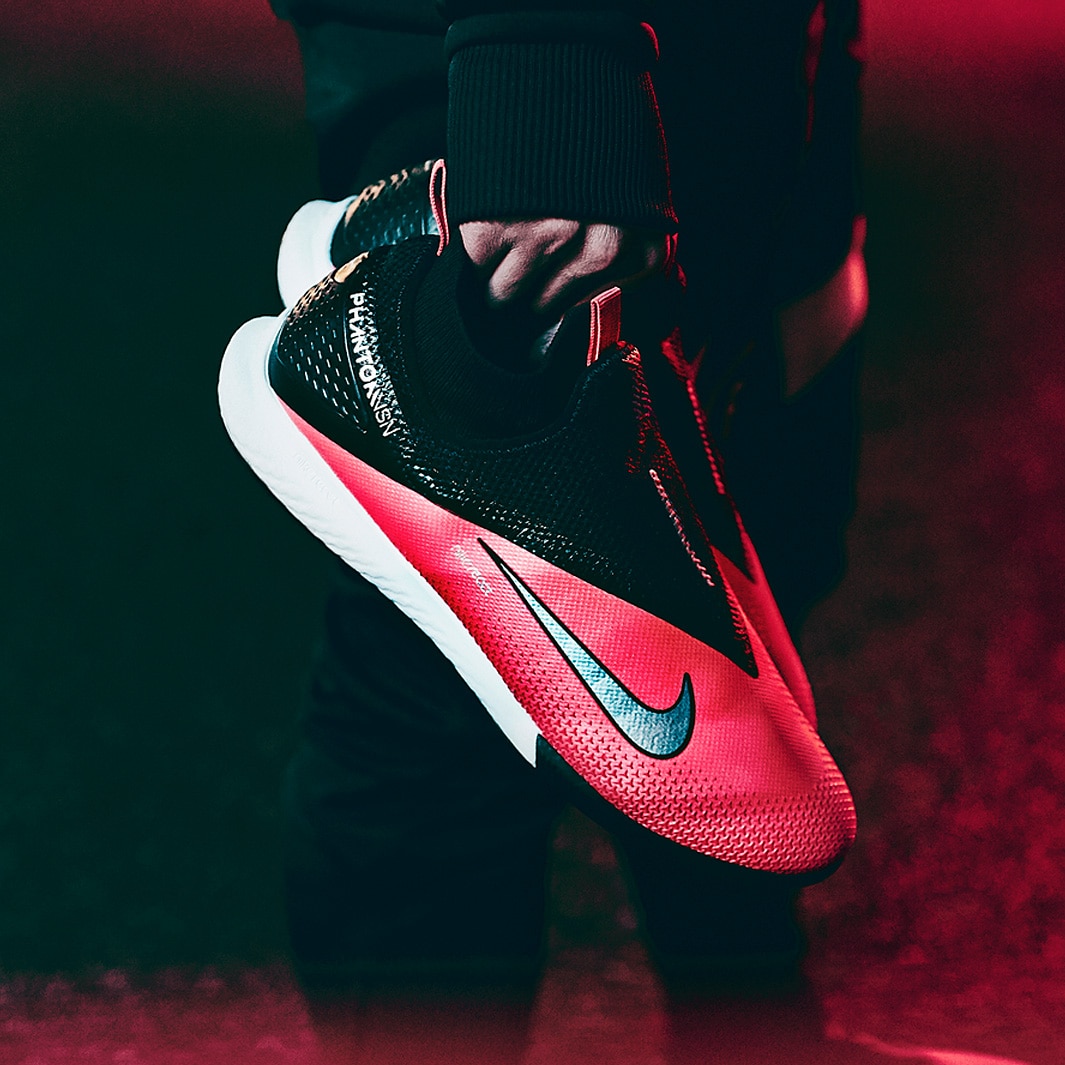 ナイキ リアクト ファントム ビジョン 2 PRO DF IC Nike Phantom Vision II React Pro DF IC - Laser Crimson