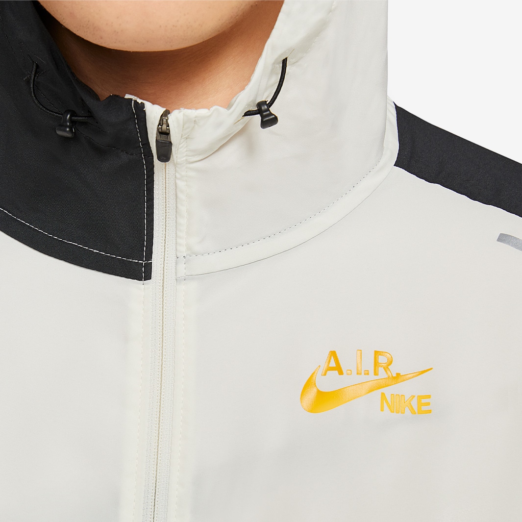 Nike Windrunner A.I.R Jacket Sail Black University Gold Mens Clothing Pro Direct Running