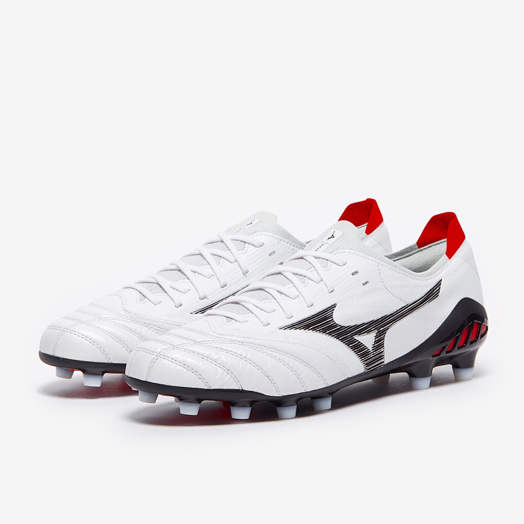 Mizuno Morelia Neo 3 ß Made In Japan FG - White/Black/Chinese Red