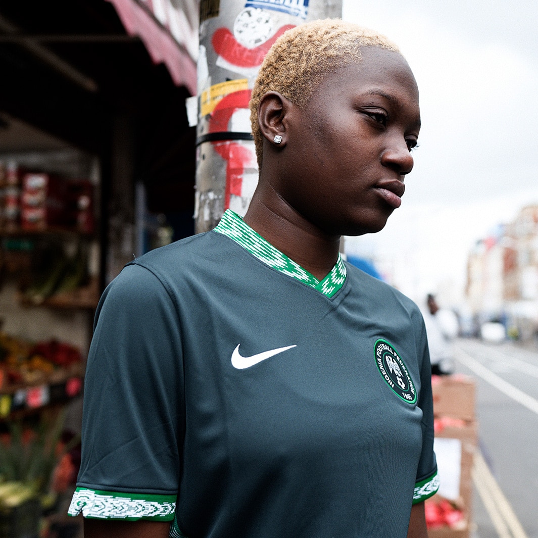 Nike Football Nigeria stadium home jersey in white