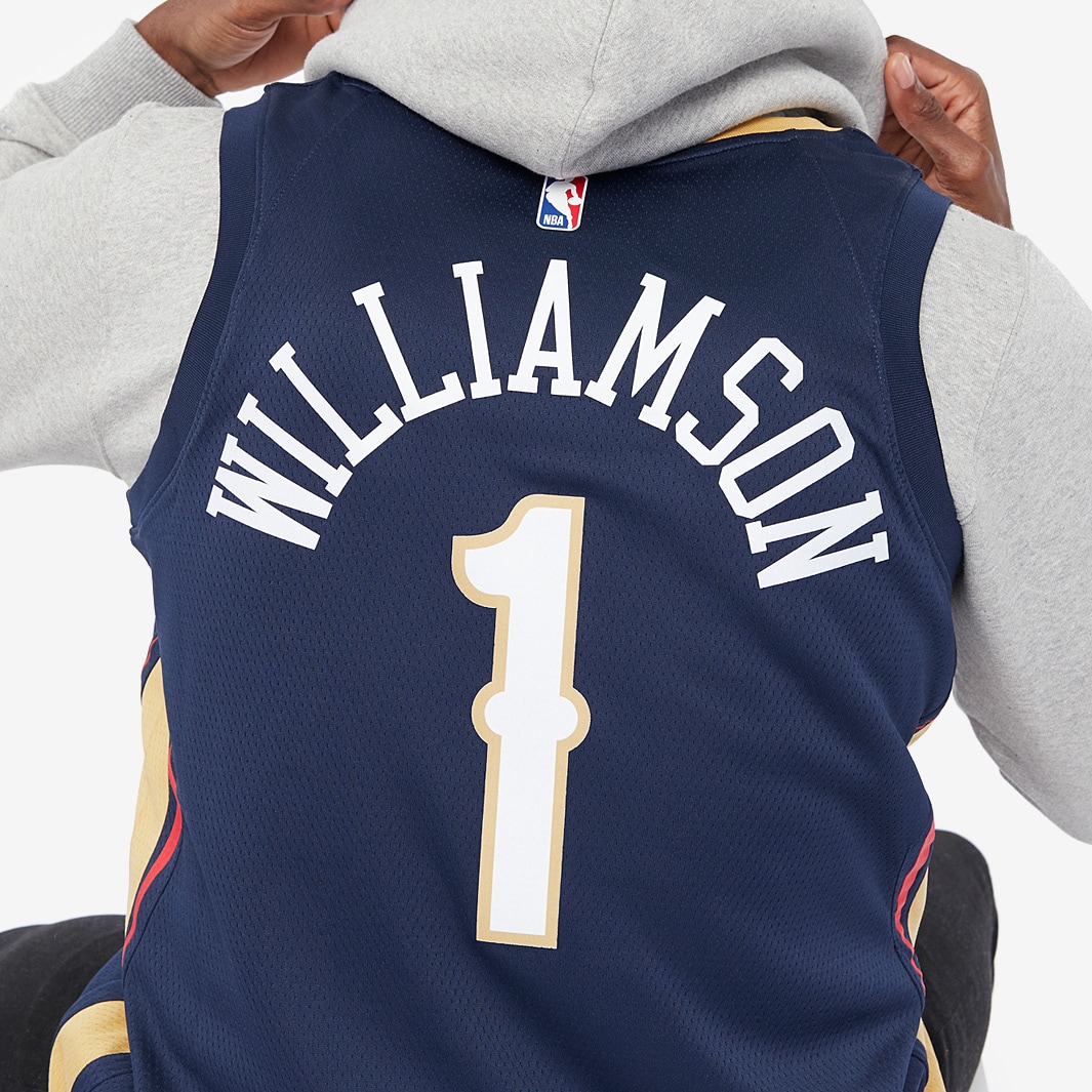 Nike Mens Zion Williamson Pelicans Icon Edition 2020 Jersey 'College N –  Renarts