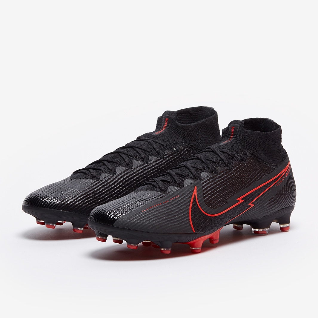 Nike Mercurial Superfly VII Elite AG-PRO - Black/Black/Dark Smoke