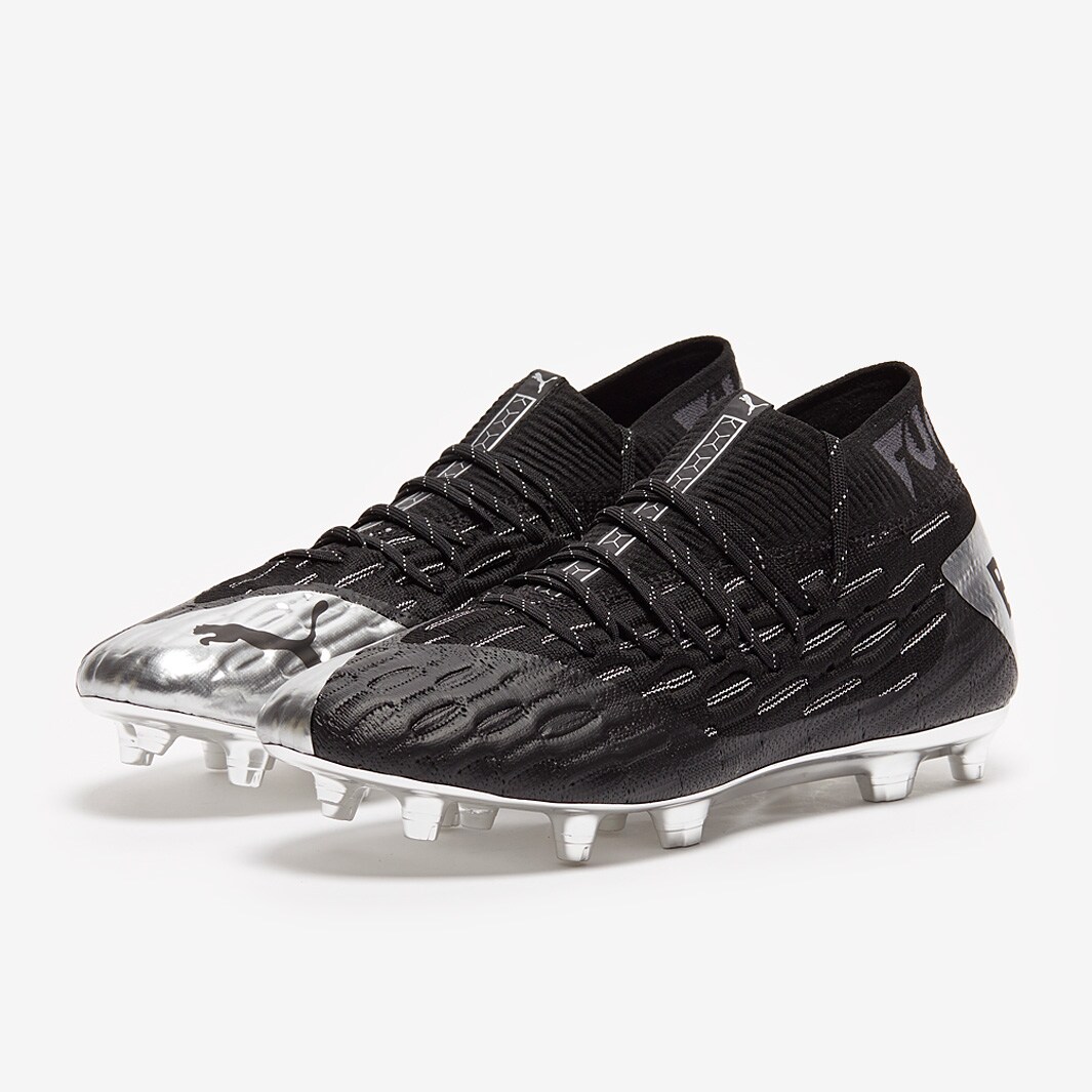 PUMA Future 6.1 Netfit FG/AG BALR - PUMA Black/Metallic Silver/Asphalt  LIMITED EDITION