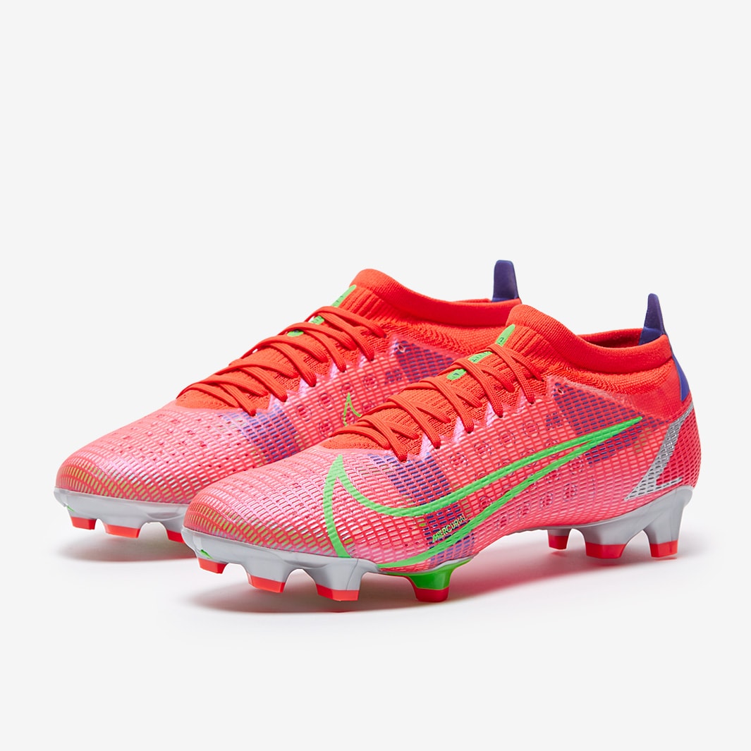 Nike Vapor 14 シルバー/レッド Nike Mercurial Vapor 14 Academy AG Spectrum - Bright Crimson
