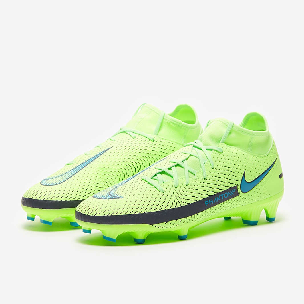 Nike Phantom GT Academy DF FG/MG - Lime Glow/Aquamarine