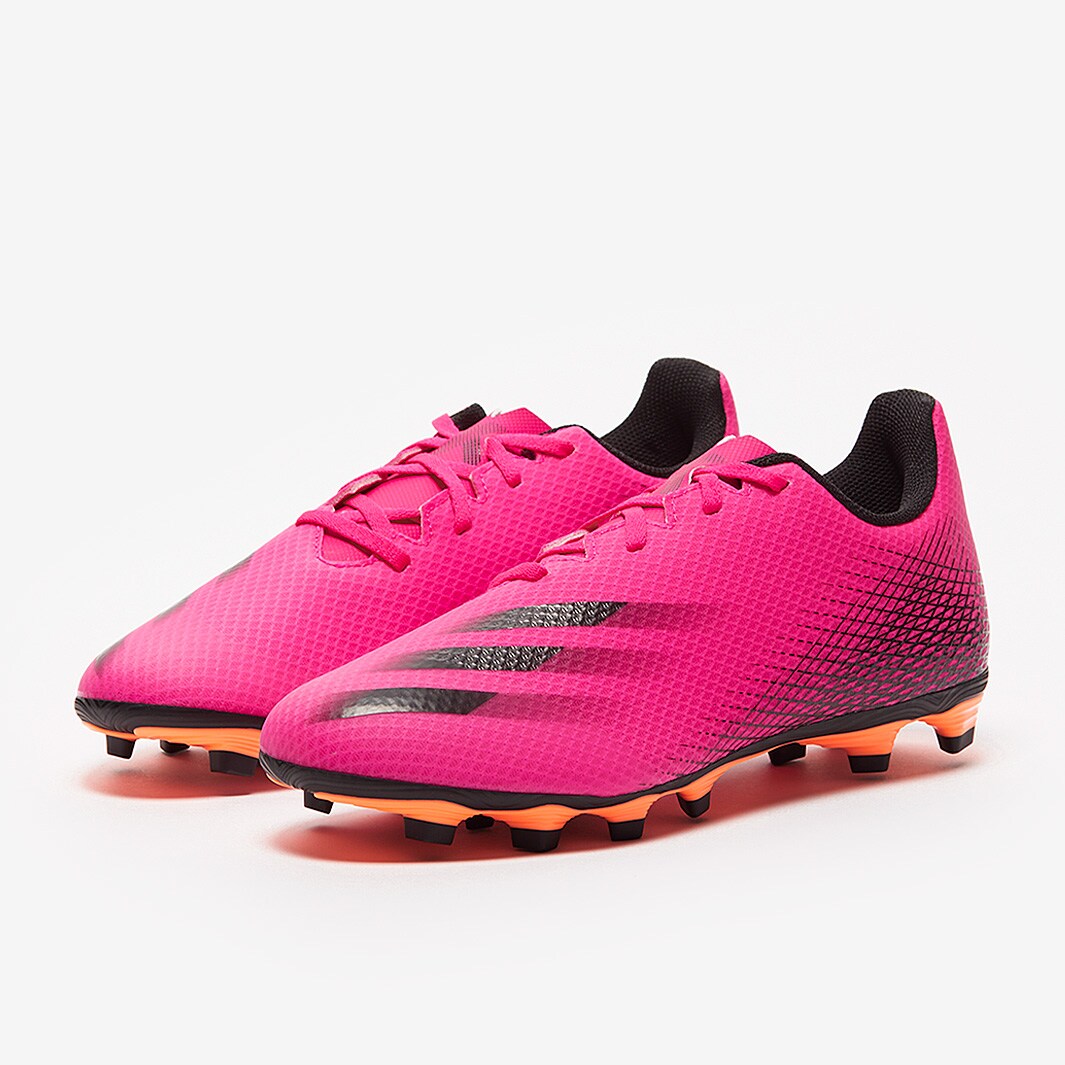adidas X Ghosted.4 FxG Shock Pink/Core Black/Core Black Mens Boots