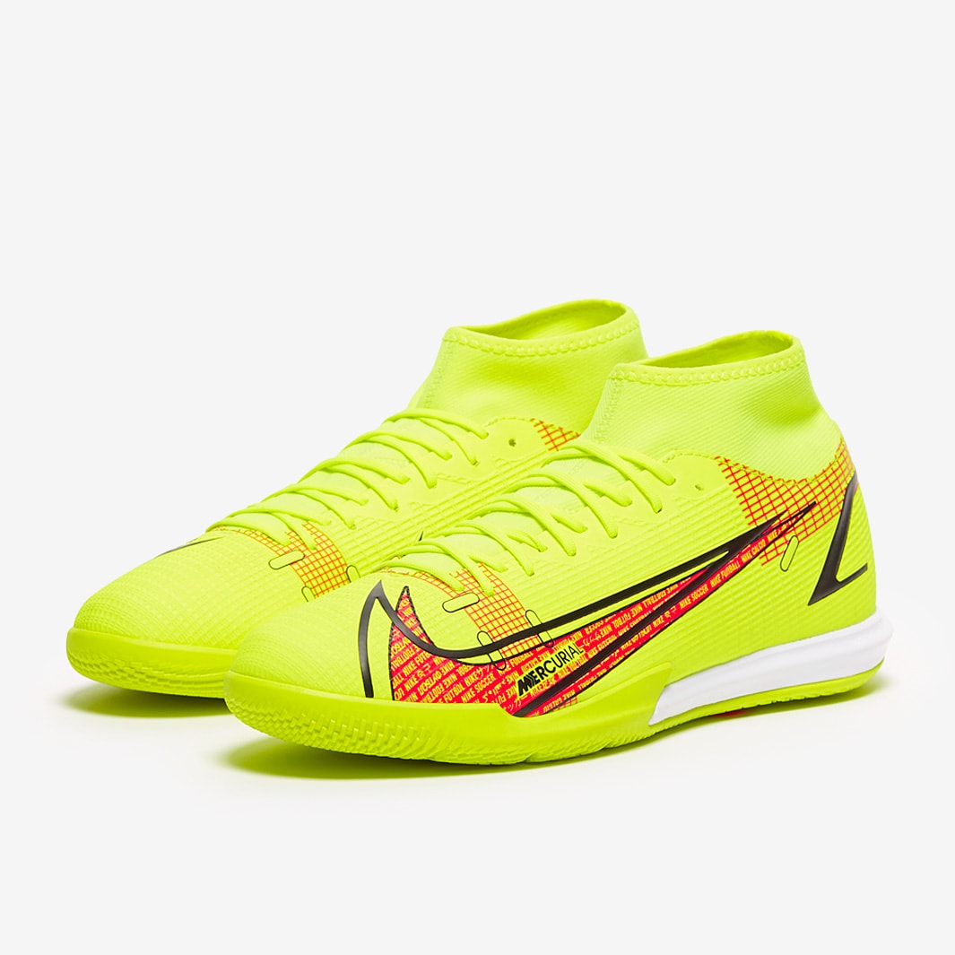 Nike Mercurial Superfly VIII Academy DF IC - Volt/Black/Bright Crimson ...