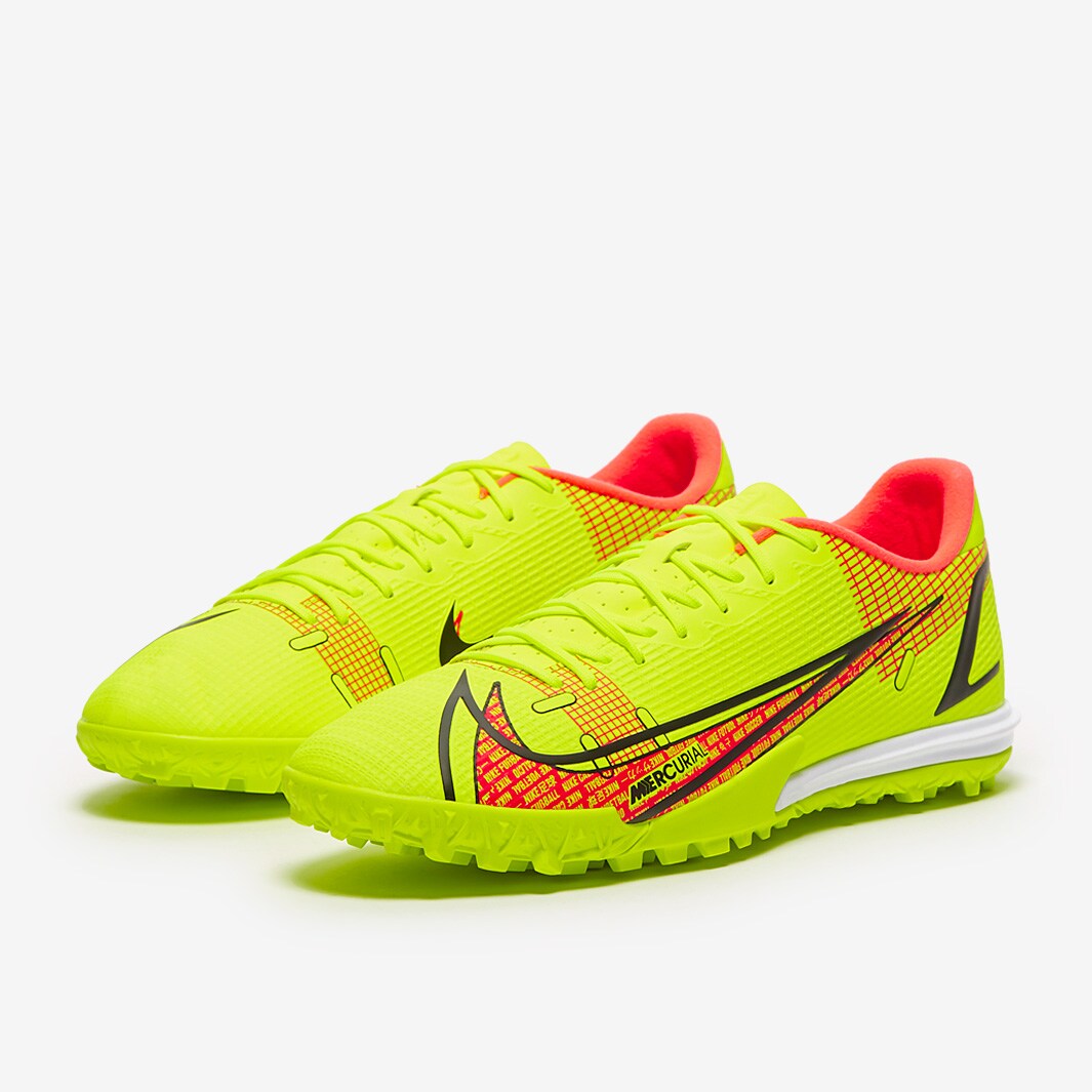 Nike Mercurial Vapor 13 Academy Turf Soccer Shoes (Crimson/Black) @  SoccerEvolution