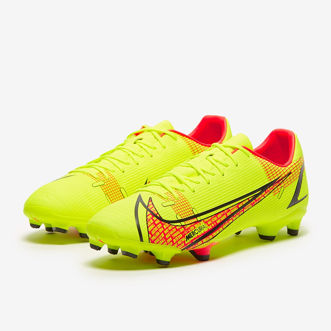 Nike Mercurial Vapor XIV Academy FG/MG - Volt/Bright Crimson - Mens Boots