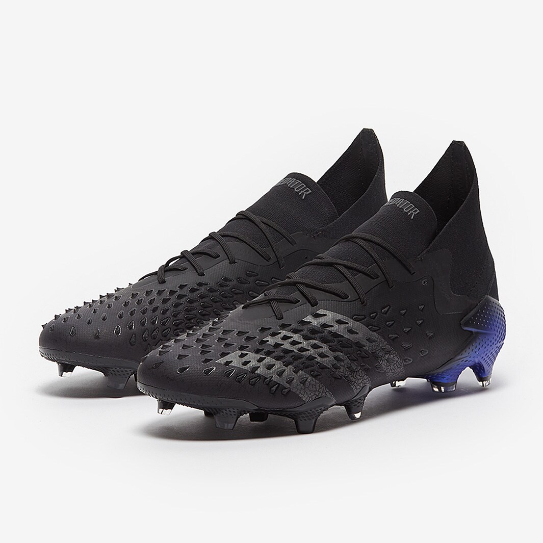 adidas Predator Freak .1 FG - Core Black/Iron Metallic/Sonic Ink - Mens  Boots | Pro:Direct Soccer