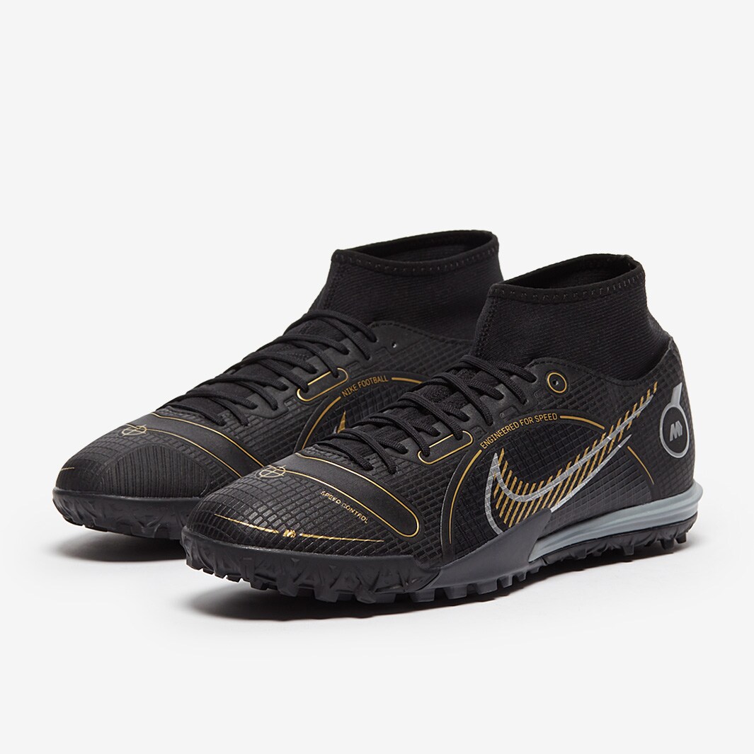 Nike Mercurial Superfly VIII Academy TF - Black/Metallic