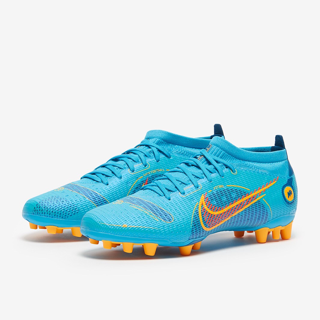 Nike Mercurial Vapor 14 Elite AG 'Chlorin Blue Marina Laser Orange' DJ -  KICKS CREW