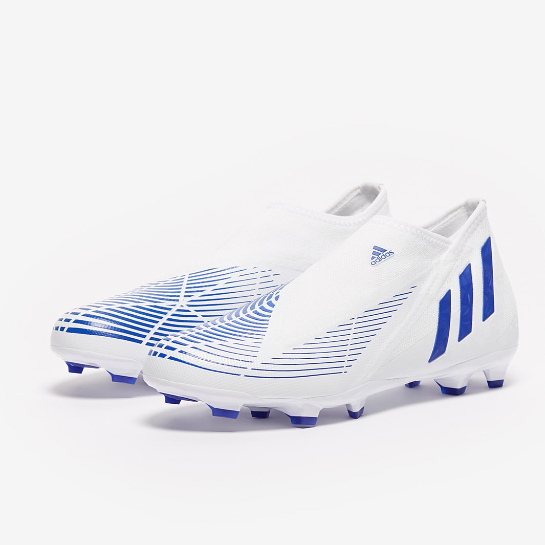 adidas Predator Edge.3 Sin Cordones - Azul/Blanco - Botas para | Pro:Direct Soccer