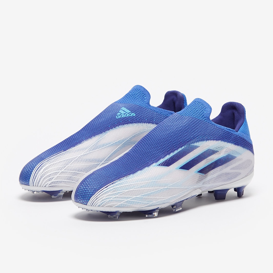 adidas Kids X Speedflow+ FG - White/Legacy Indigo/Sky Rush - Junior ...