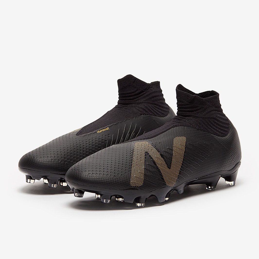 New Balance Tekela V4 Pro FG - Black/Gold - Mens Boots | Pro:Direct Soccer