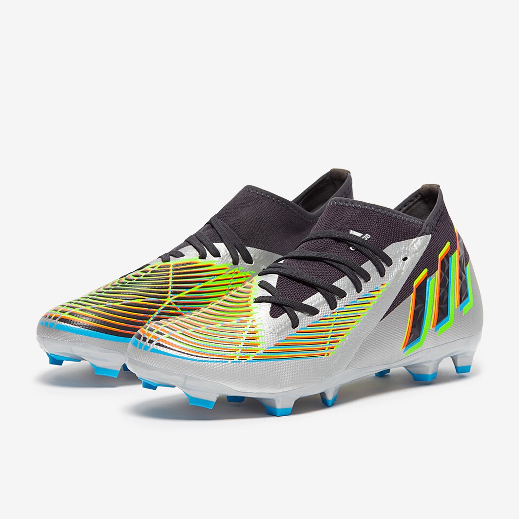 adidas Predator Edge.3 FG Silver Metallic/Core Black/Solar Yellow