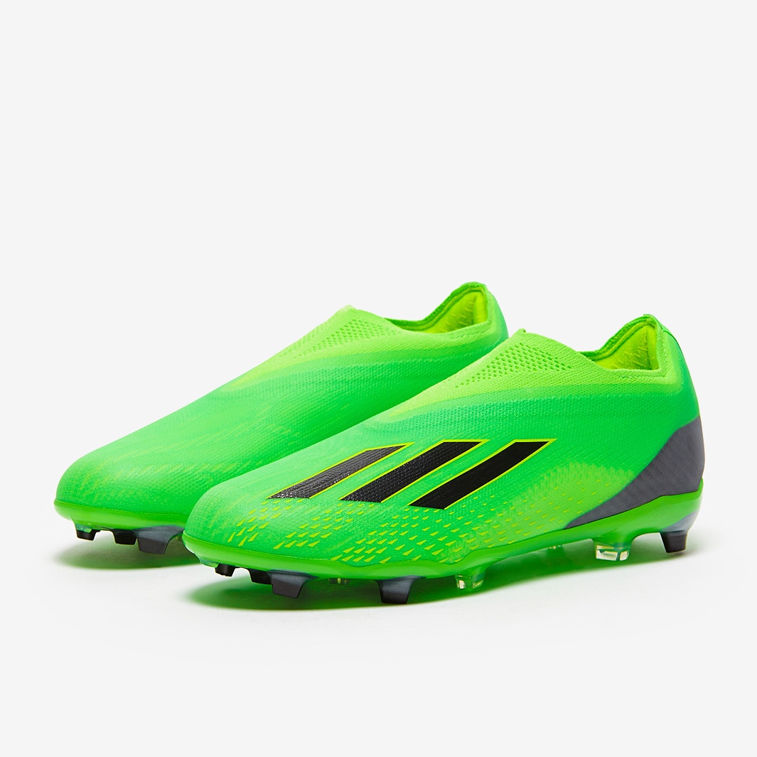 adidas Kids X Speedportal+ FG - Solar Green/Core Black/Solar