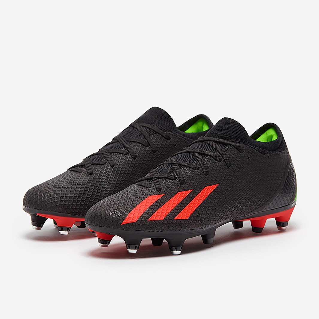 adidas X Speedportal.3 SG - Core Black/Solar Red/Solar Green - Mens ...