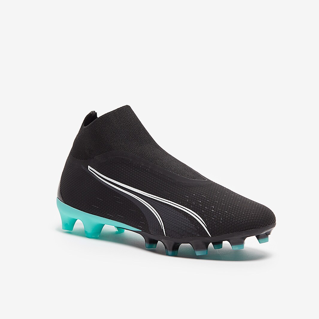 Puma Ultra Match+ Ll FG/AG Puma Black/Puma White/Elektro Aqua Mens
