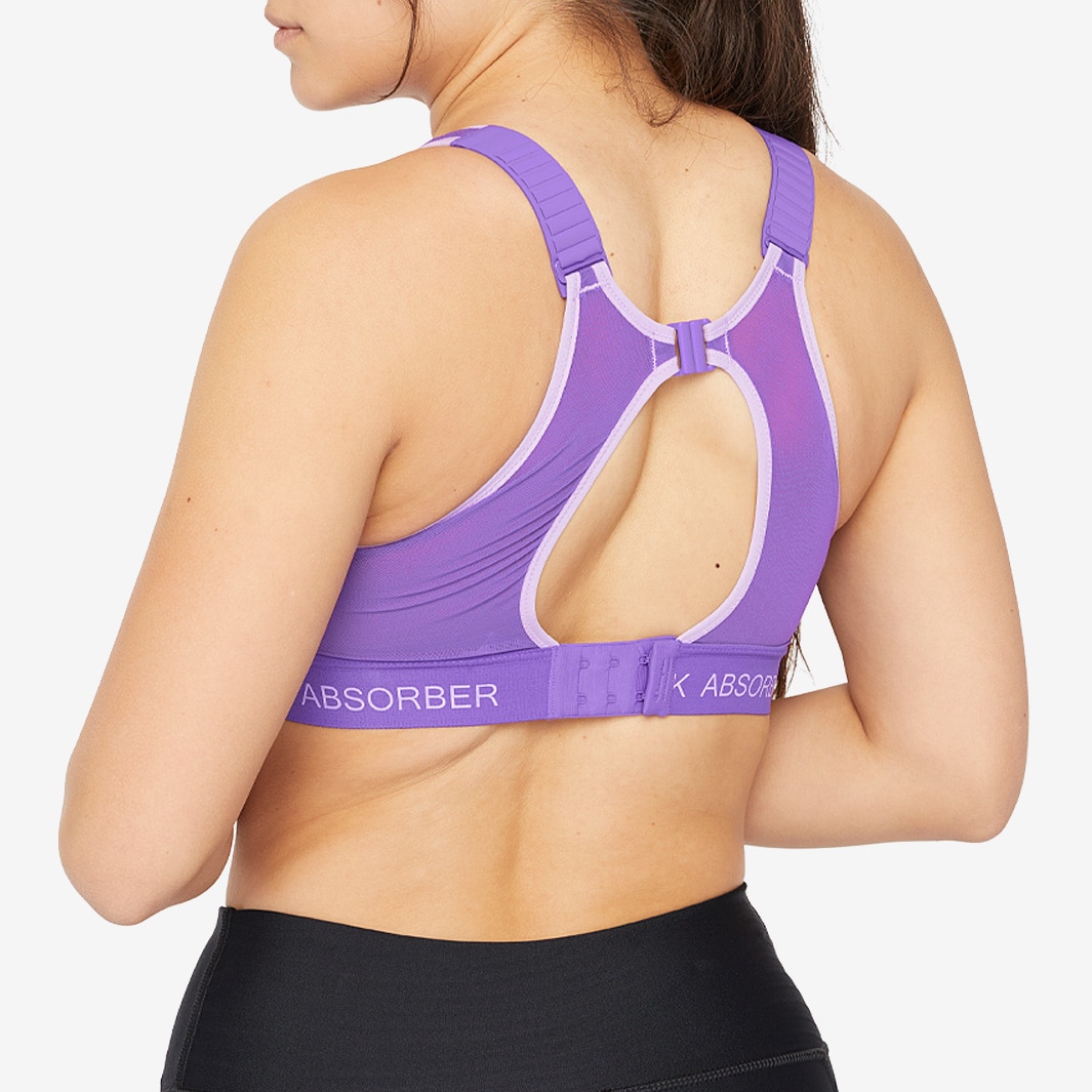 Shock Absorber Ultimate Padded Run Bra Purple Womens Clothing Prodirect Running 