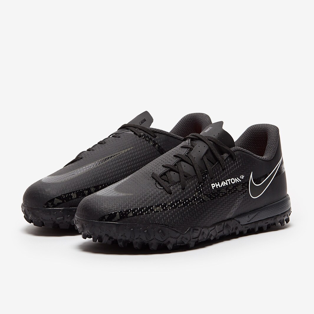Nike Kids Phantom GT II Academy TF - Black/Dark Smoke Grey