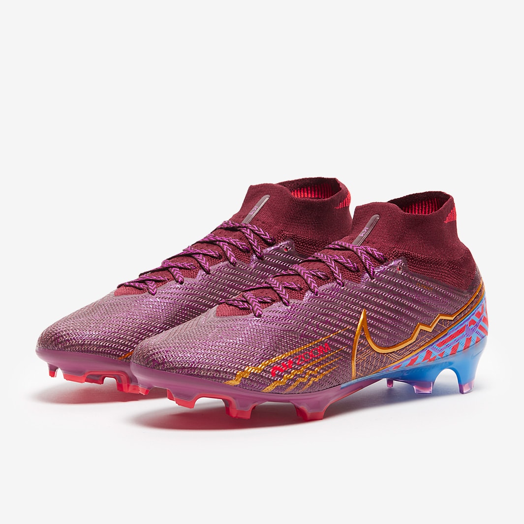 nike mercurial superfly 9 elite fg high top pink foam