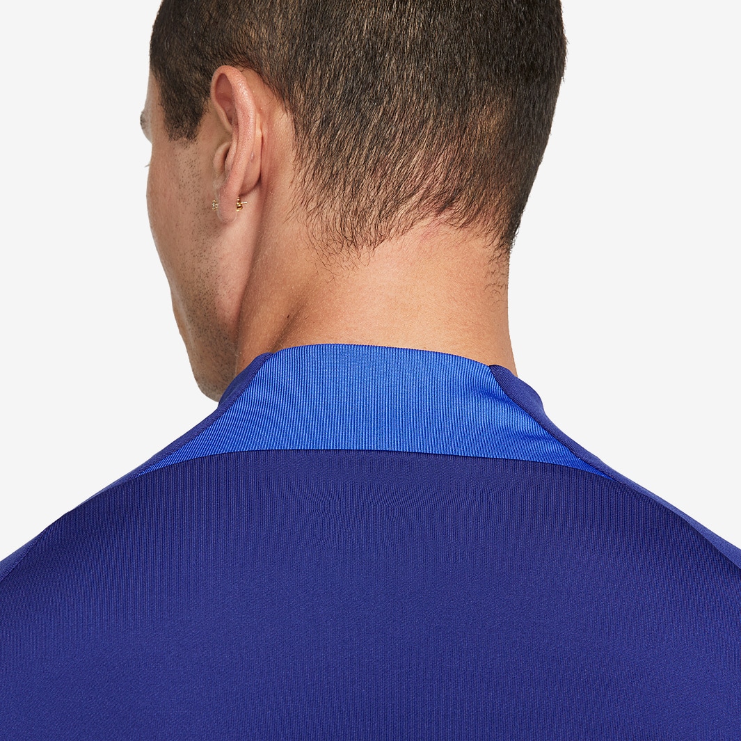 Nike Netherlands 22/23 Dri-Fit Strike Drill Top - Deep Royal Blue/Hyper ...