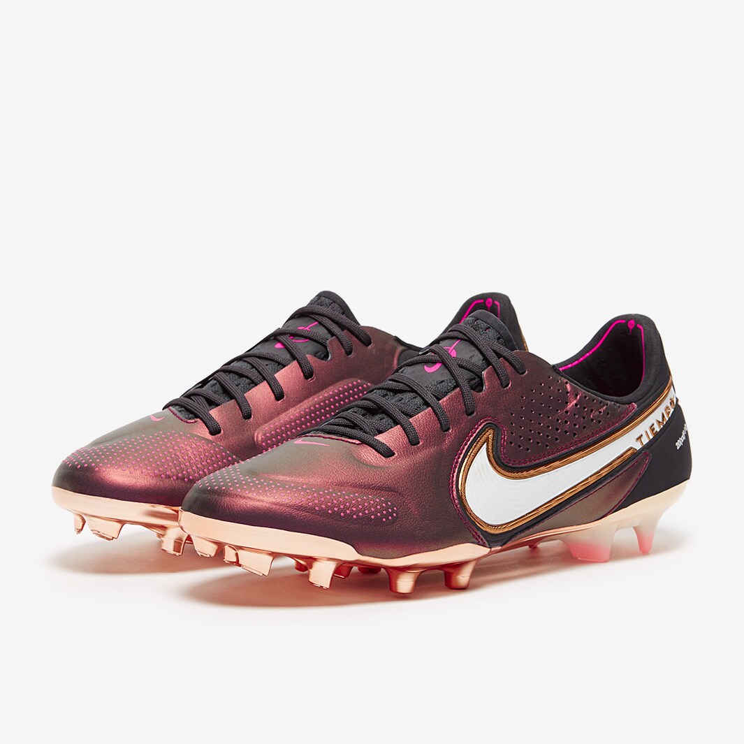 Nike Tiempo Legend IX Elite FG Space Purple White Off Noir Pink Blast Mens Boots Pro Direct Soccer