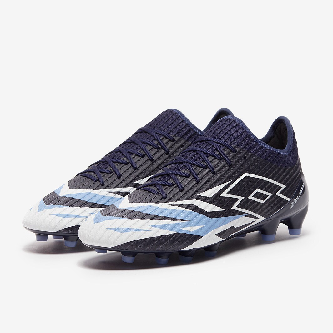 Scarpe Da Calcio LOTTO SOLISTA 200 VIII FG Bianco/Giallo, Per