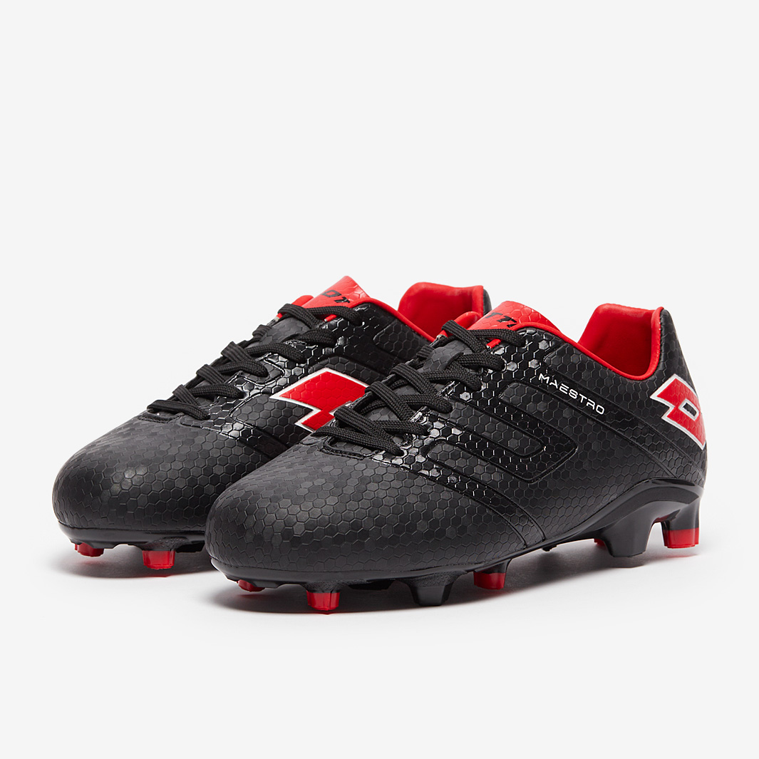 Crampons Lotto Maestro 700 FG JR - Noir/vert, Taille 1 Enfant, Neuf En Boîte