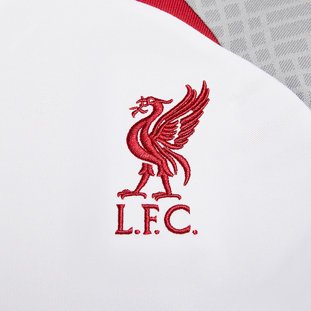 Top Nike Liverpool FC 22/23 Dri-Fit Strike Maniche Corte - Bianco - 4