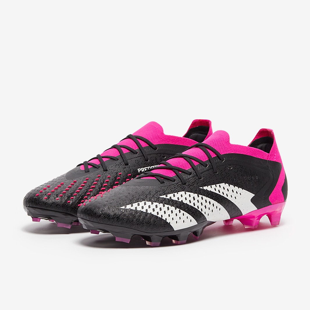 国内正規品】 アディダス シューズ メンズ フィットネス PREDATOR ACCURACY.1 SOFT GROUND Moulded stud  football boots core black cloud white team shock pink
