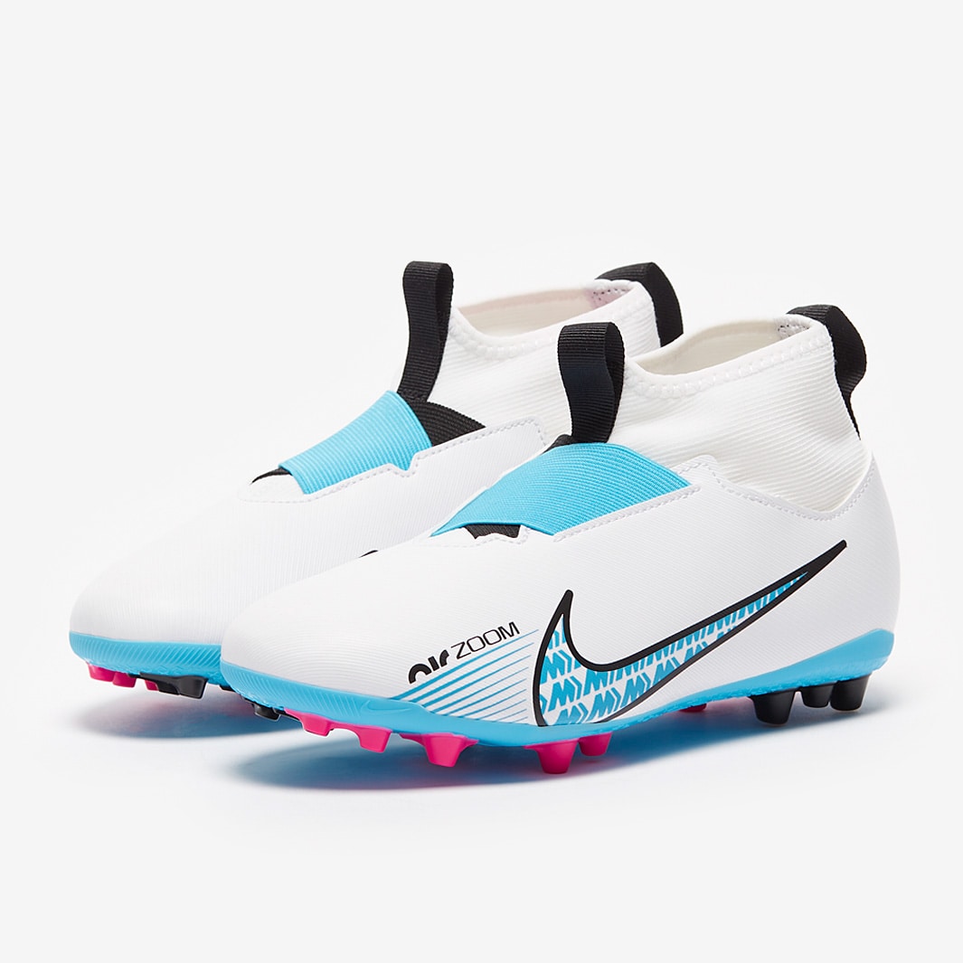 Nike Kids Air Zoom Mercurial Superfly IX Academy AG White/Baltic