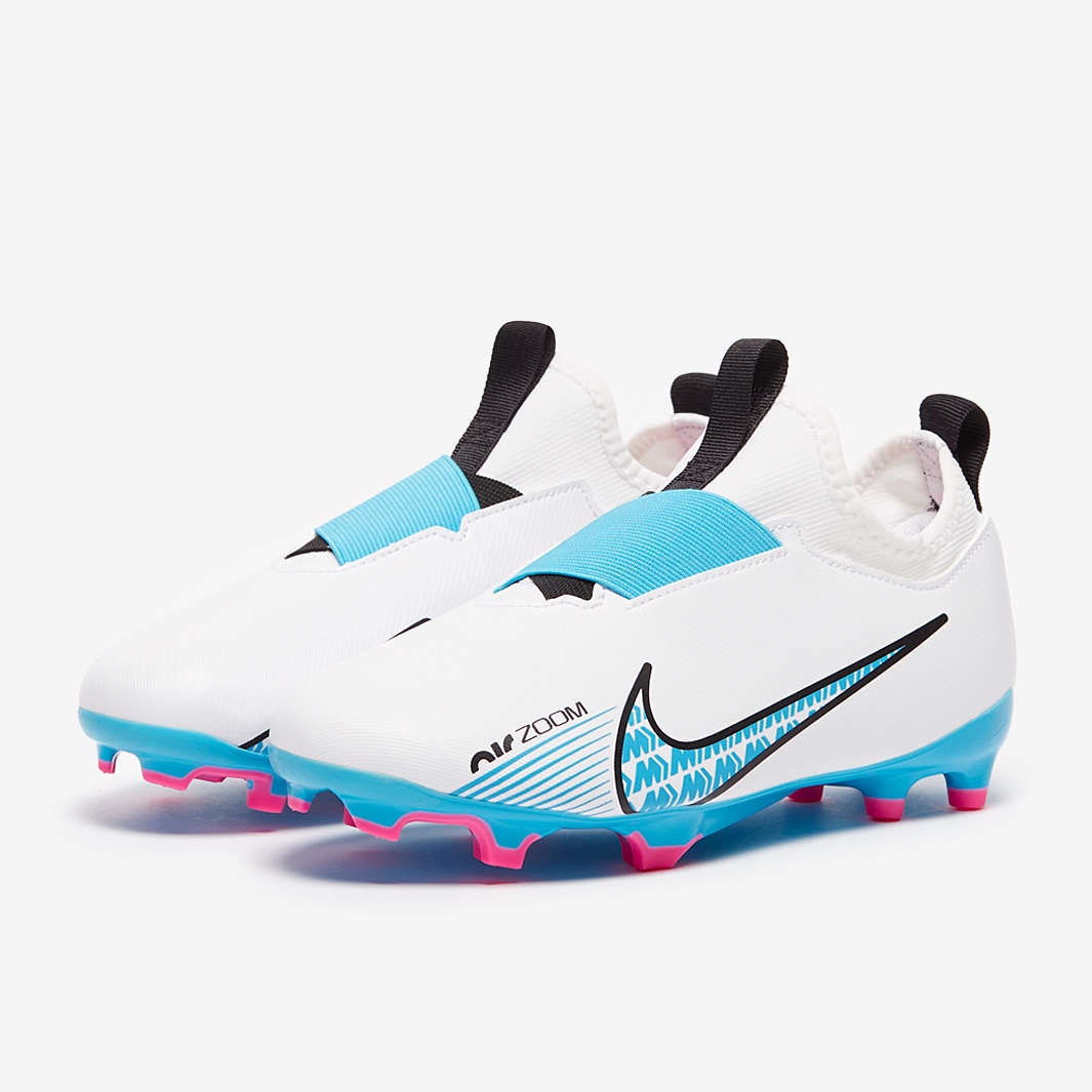 Nike Kids Air Zoom Mercurial Vapor XV Academy MG - White/Baltic