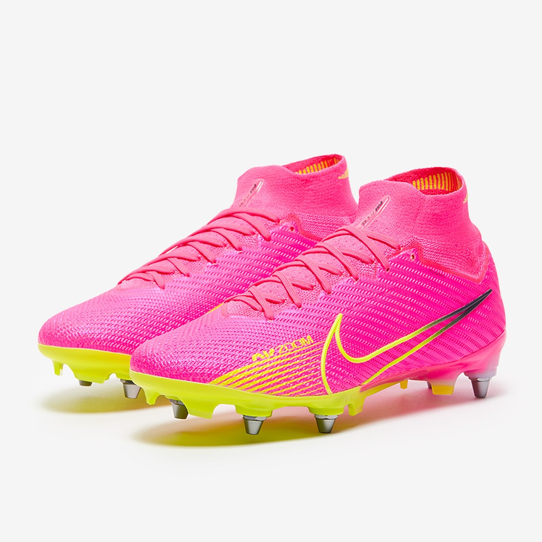 Nike Air Zoom Mercurial Superfly IX Elite Pro SG Pink Blast/Volt