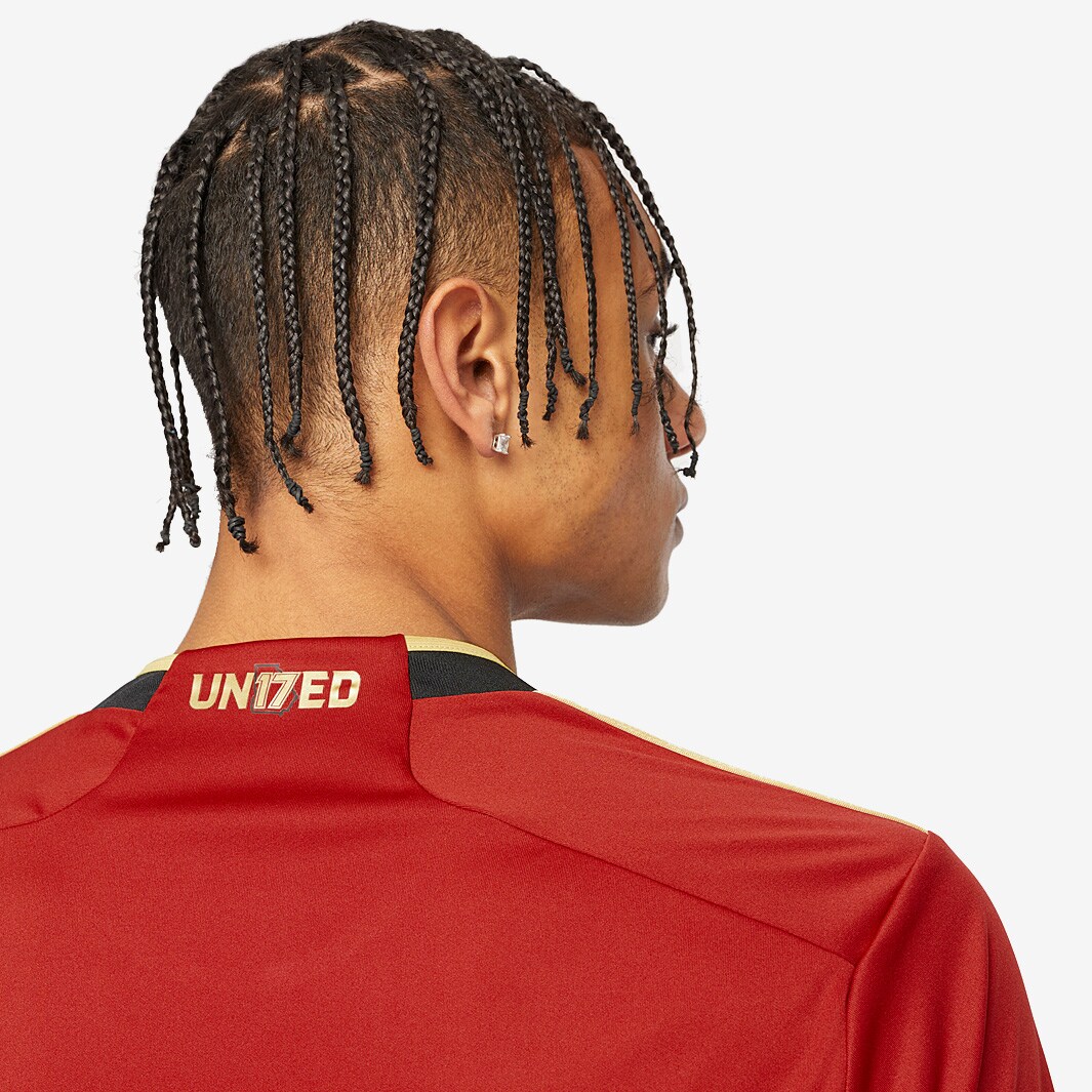 adidas Atlanta FC 2024 Home Shirt - Black/Team Victory Red - Mens