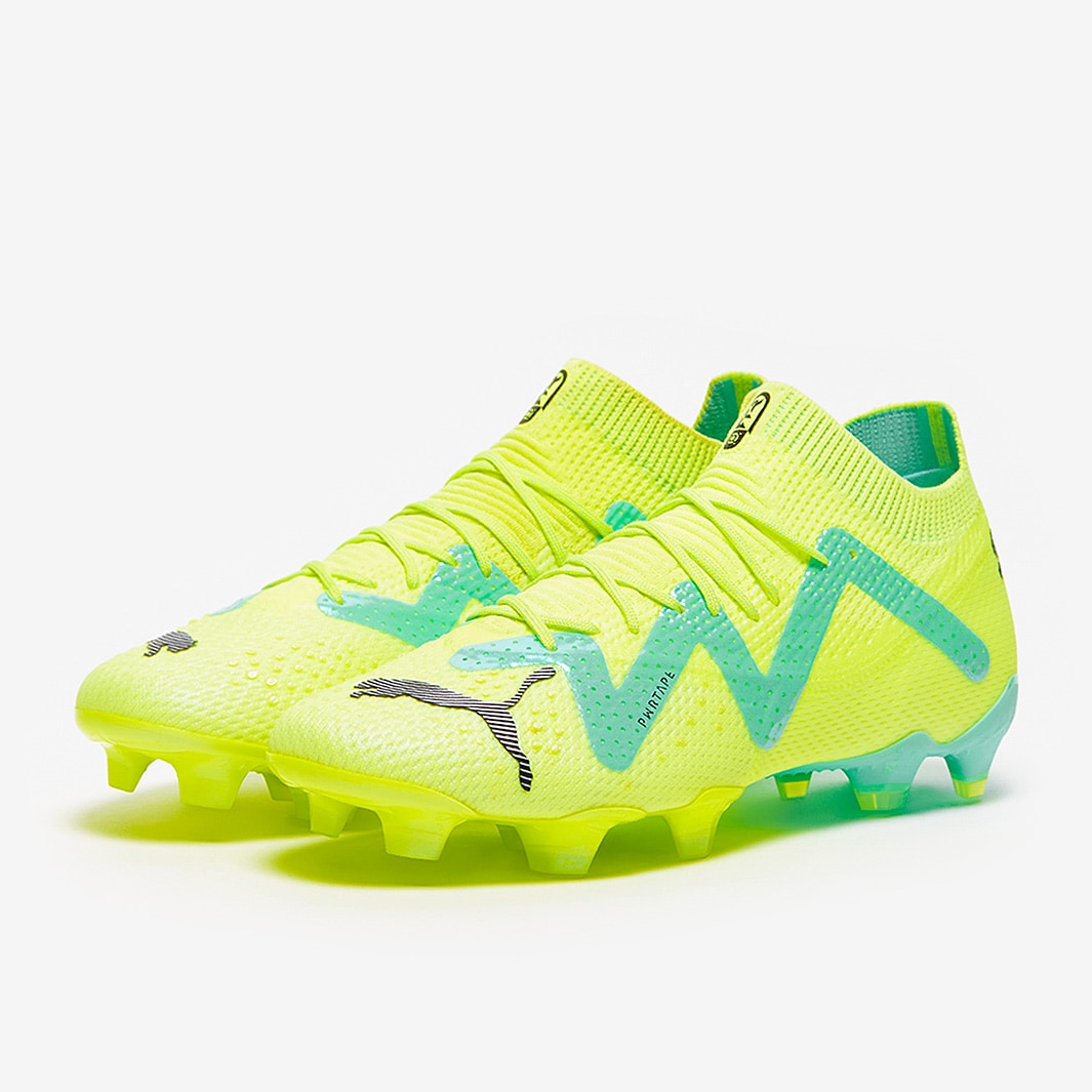 シューズ PUMA future FGAG 25.5 Puma WomensFuture Ultimate FG/AG - Fast Yellow/Puma Black