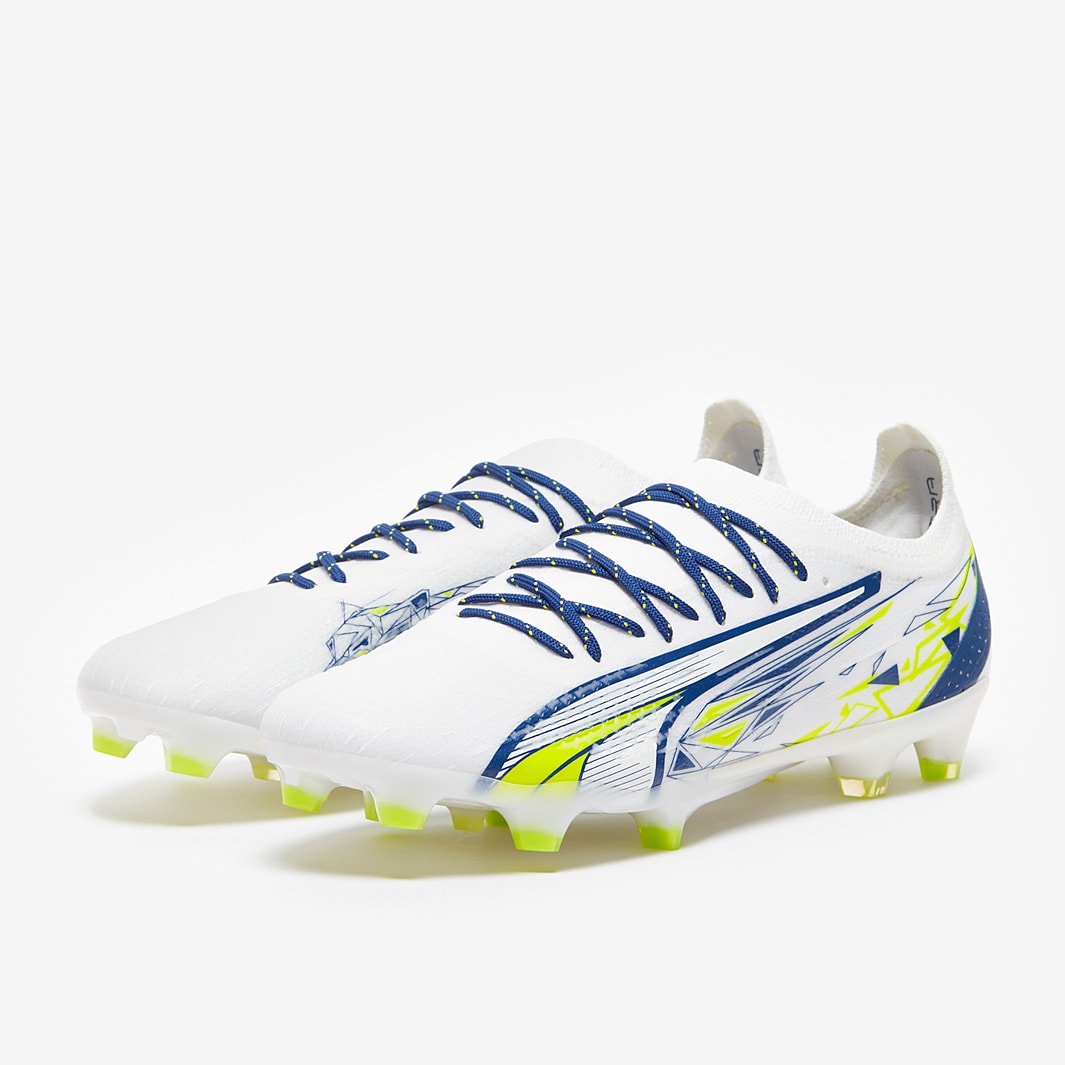 Puma Ultra Ultimate x Pulisic FG/AG - Puma White/Lime Smash