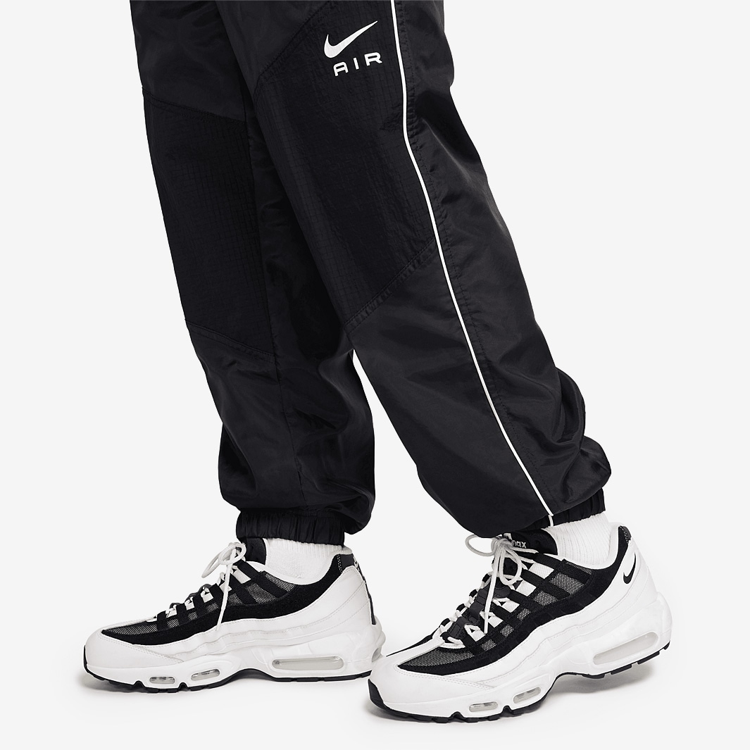★★Nike★★ Air Woven Pants M Black White White HJ0286010 H Nike Air Woven Joggers Mens Pants Black White HM0170-010