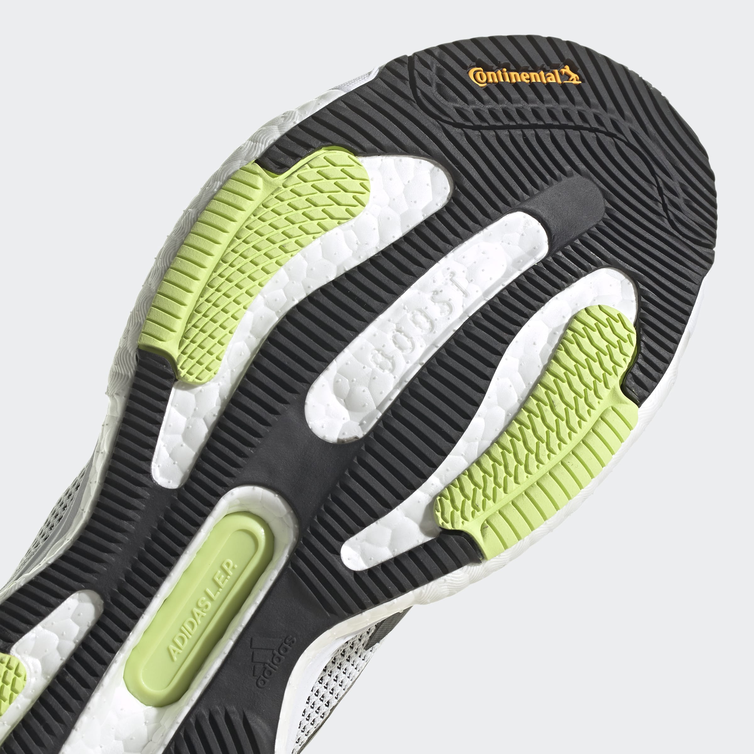 mmm..mmm adidas Solar Glide 5 - Ftwr White/Core Black/Pulse Lime - Mens