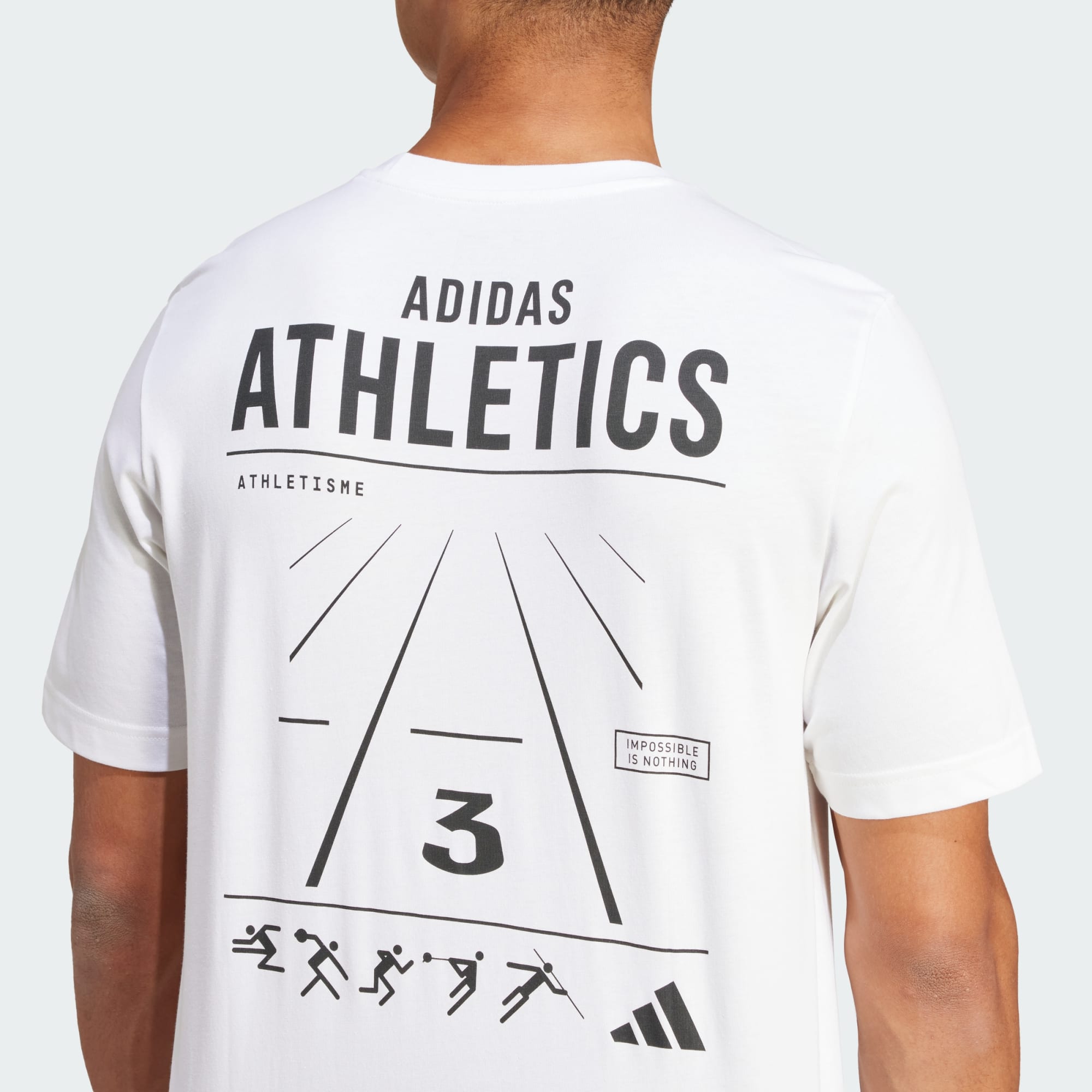 adidas Men T-shirt graphique Athletics Category Mens Clothing